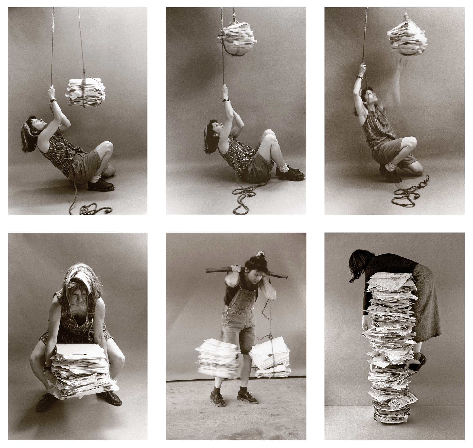 Self-Portraits with Files (1995/2020); on view in the exhibit, Access, curated by Ani Ohanessian, Ara Oshagan and Anahid Oshagan at ReflectSpace
Gallery, Glendale CA 
